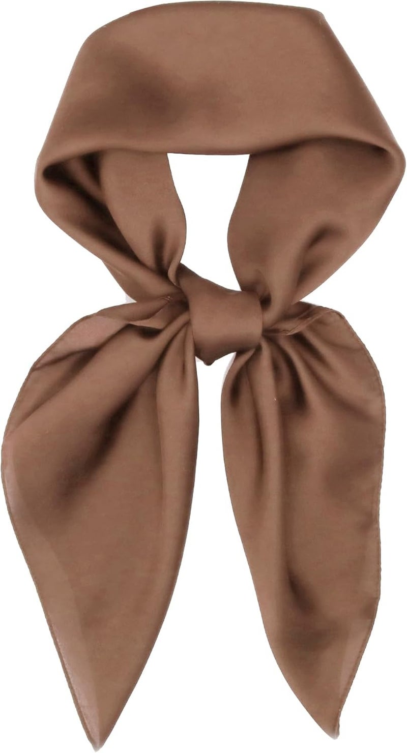 vimate Head Scarf for Women Hair 27'' Square Satin Silk Feeling Bnadana Neck Scarf Handbag Accessories Etc - Image 1